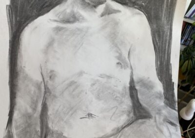 Life Modelling Seated Front View