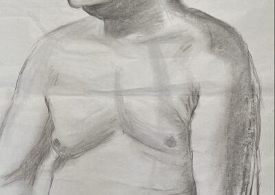Life Modelling Seated Front View - Chest