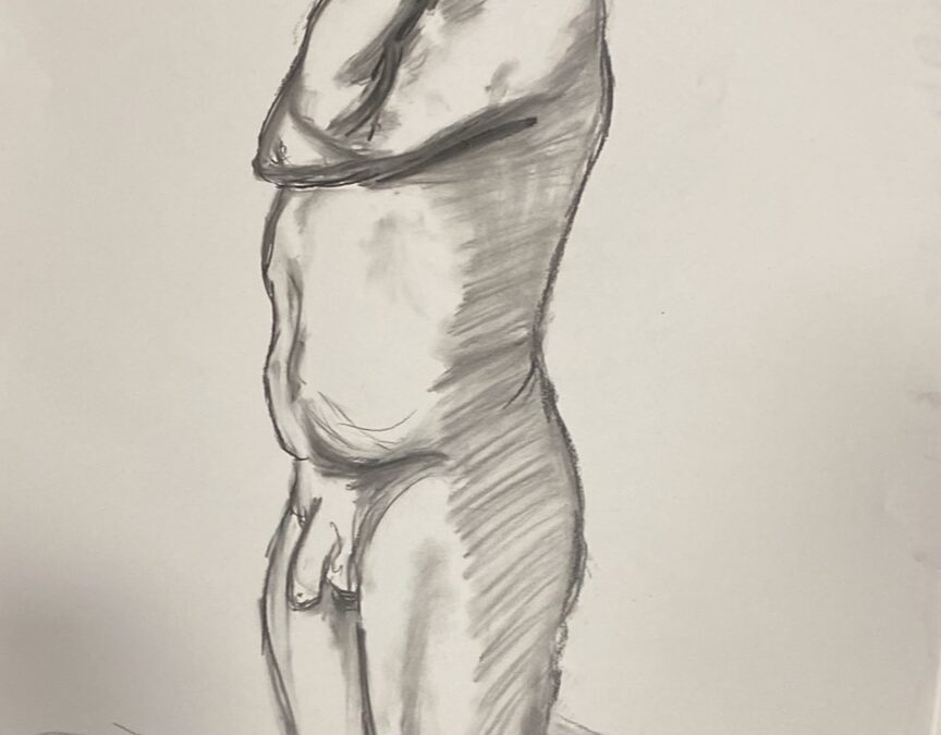 Life Drawing Kneeling Pose
